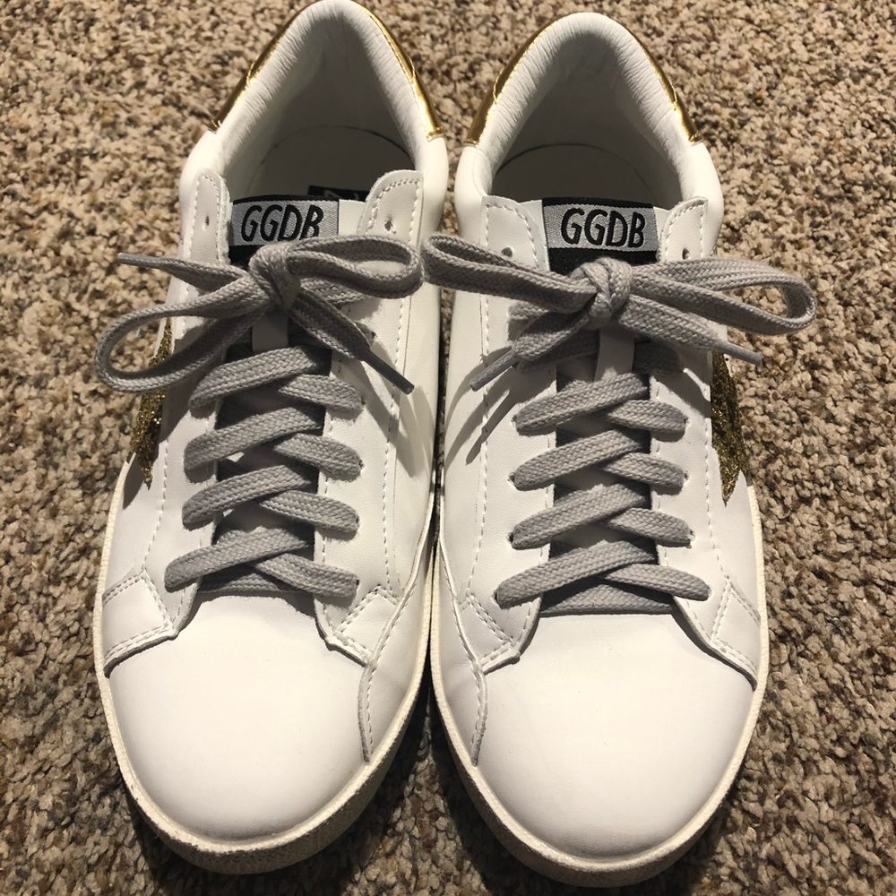 Golden star sneakers!